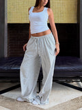WIDE-STRIPED PANTS