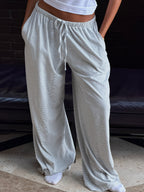 WIDE-STRIPED PANTS