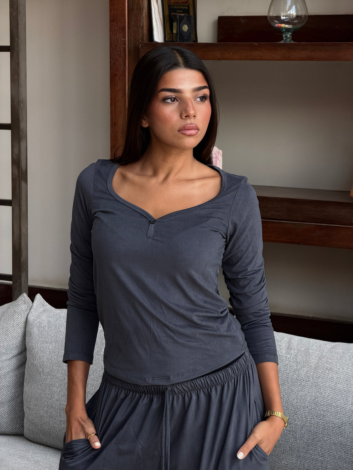 RELAXED EVERYDAY SET IN GRAY