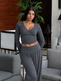 FLOWY SET IN GRAY