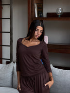 RELAXED EVERYDAY SET IN BROWN