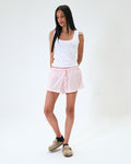 LACE TRIM COTTON SHORTS