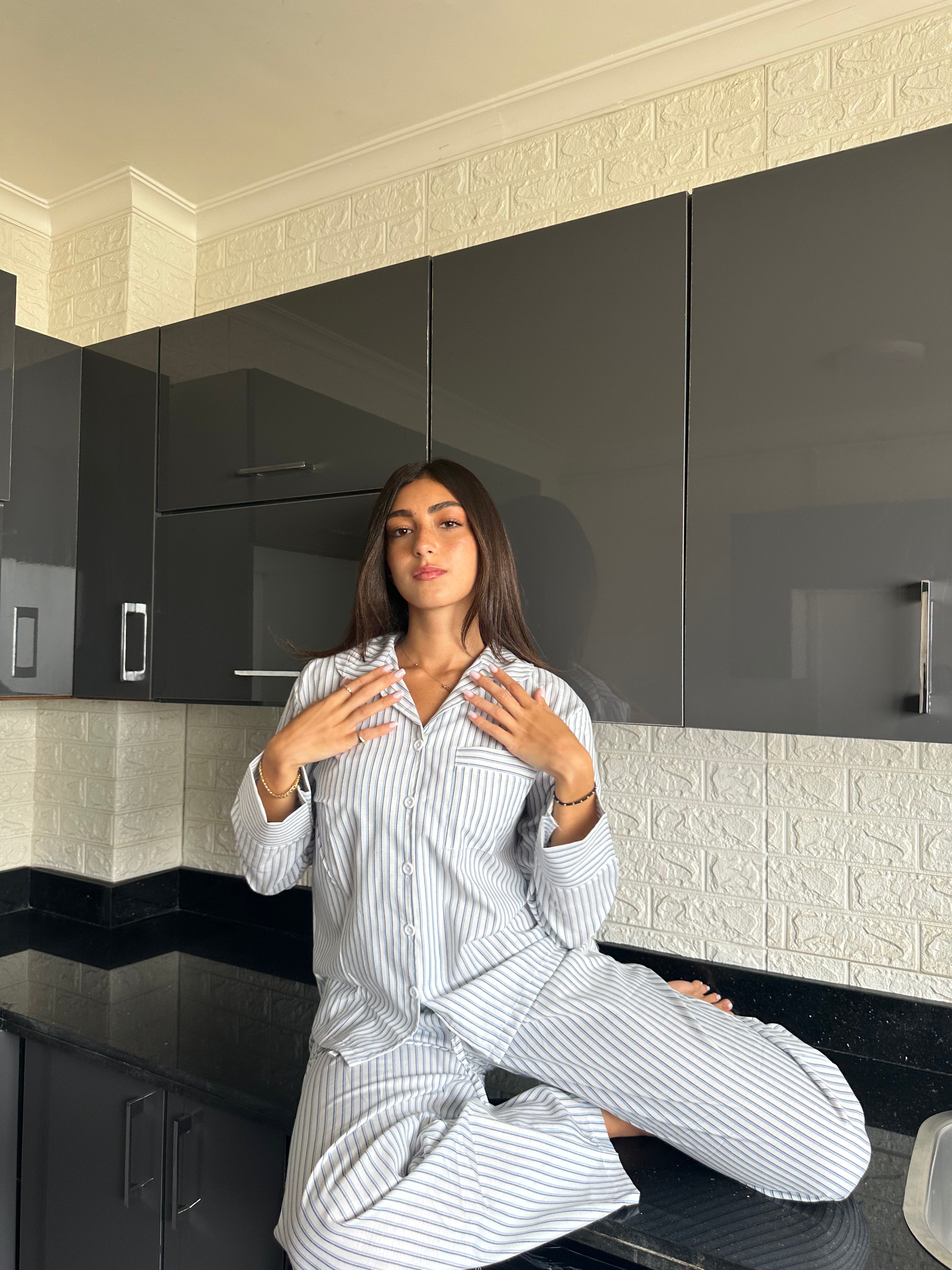 DAILY STRIPED PAJAMA